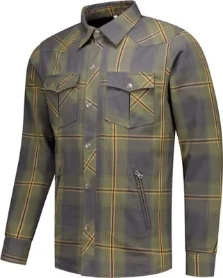 Productafbeelding van Rusty Stitches Neil V2 motorfietsshirt, blauw/groen, maat L