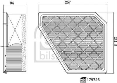 Obrázok produktu pre Vzduchový Filter Fiat Ducato 08.06-