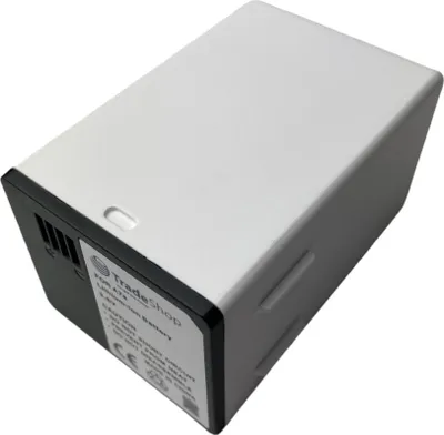 Produktbild von Trade-Shop Li-Ion Ersatz-Akku 3,6V / 15000mAh kompatibel mit Arlo Go 2, Pro 3, Pro 4, Pro 4X, Ultra 2, VML2030, FB1001, VMA5400 Überwachungskamera