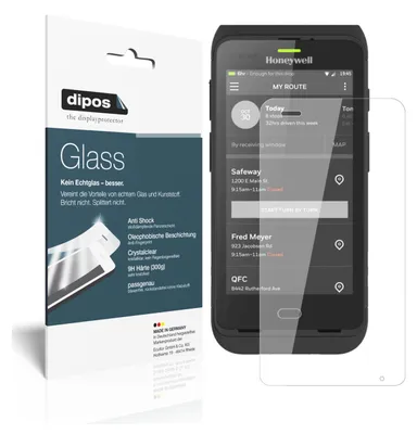 Obrázok produktu pre 1x ochranná fólia pre Honeywell CT40 - Anti-Shock 9H Film dipos Glass Plastic Glass
