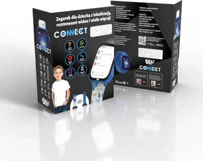 Produktbild von KiDiZ Connect detské inteligentné hodinky modré