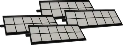 Produktbild von vhbw 4x Filter G4 / ISO Coarse 60% Ersatz für Zehnder 400100066 für Erdwärmetauscher - Filterset, 50 x 16 x 1 cm Schwarz Weiß