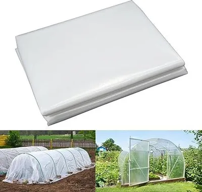 Produktbild von Gewächshausfolie - winterbeständig - 2 m x 10 m - transparent - Polyethylen