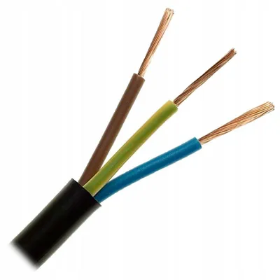 Produktbild von Elektrokabel OMY, 3x1,5, 300/300V, schwarz