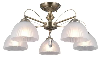 Produktbild von Italux Moreti Hängeleuchte 5-flg. E27 Antik-Messing
