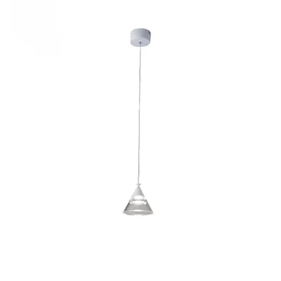 Produktbild von Zeitgenössische Aufhängung Cony Metall Weiß Led 7W
