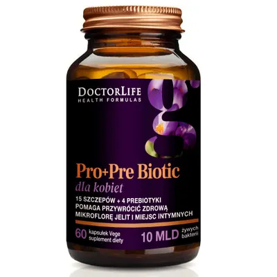 Immagine prodotto di Doctor Life ProbioFlora Women Probiotics 14 ceppi e 4 prebiotici, 60 capsule