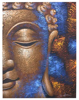 Imagen del producto de Cuadro de Buda - Cara de Cobre