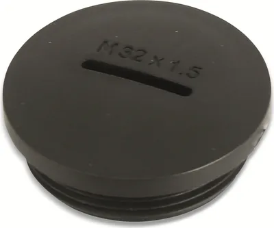 Obrázok produktu pre Skrutkovacia zátka KSS, metrická, M32, čierna