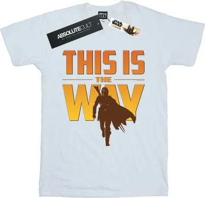 Produktbild von Star Wars - "The Mandalorian This Is The Way" T-Shirt für Damen BI45584 (S) (Weiß)
