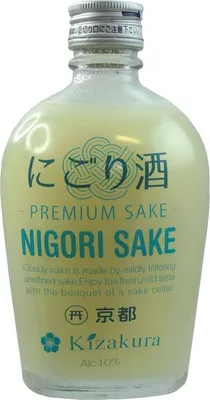 Produktbild von [ 300ml ] KIZAKURA Sake Nigori / ungefilterter Sake aus Japan, alc. 10% vol / premium sake