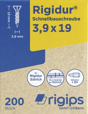 Produktbild von Schnellbauschrauben 3,9 x 19mm