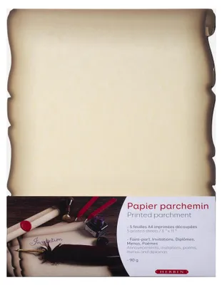 Obrázek produktu pro Středověký kaligrafický papír DIN A4 / 5 listů