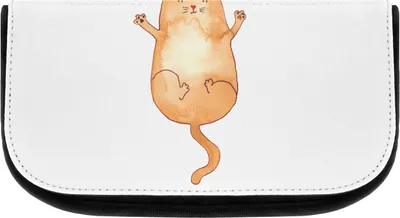 Produktbild von Mr. & Mrs. Panda Kulturbeutel Katze Umarmen - Weiß - Geschenk, kosmetiktasche klein, Cat, Schminkbeutel, Haustier, kosmetiktäschchen, Make-up Organizer, Katzen, Freunde