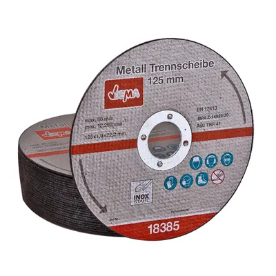 Immagine prodotto di Disco da taglio per metallo 125x1,0x22,2 mm, 25 pezzi