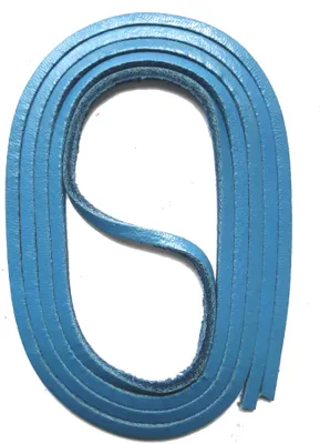 Produktbild von SNORS Ledersenkel - TÜRKIS - 3mm - echtes Leder