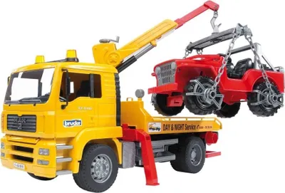 Obrázok produktu pre Bruder 2750 MAN TGA odťahová služba + Jeep