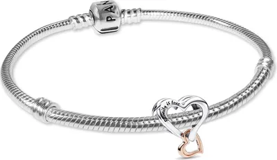 Immagine prodotto di Pandora 21524 Set iniziale bracciale da donna argento Cuore infinito bicolore, 21 cm