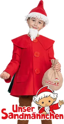 Produktbild von Unser Sandmännchen Kostüm für Kinder Kindergröße: 110-116