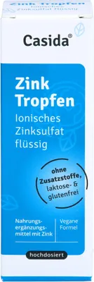 Produktbild von Zink Tropfen - Ionisches Zinksulfat flüssig, 50 ml TRO