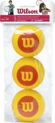 Immagine prodotto di Wilson Starter Borsa per palline da tennis in schiuma giallo 3 palline giallo 3 palline