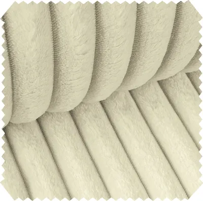 Produktbild von novely® TILLEN Weicher Polsterstoff in Breitcord-Optik - Kuschelweicher Möbelstoff - Reißfester Bezugsstoff - Pflegeleichte Meterware 1 lfm - Farbe: 03 Creme