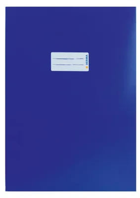 Image de Protège-cahier HERMA en carton DIN A4 bleu foncé