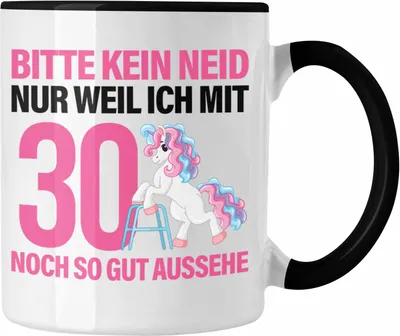 Produktbild von Trendation - 18. Geburtstag Tasse Geschenk Mädchen Geschenkidee Lustig Spruch 18 Geschenke Geschenkideen zum 18 Bday 18er Tochter (Schwarz)