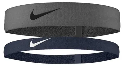 Produktbild von Nike Accessories Flex Stirnband 2 Einheiten Blau,Grau Blau,Grau One Size