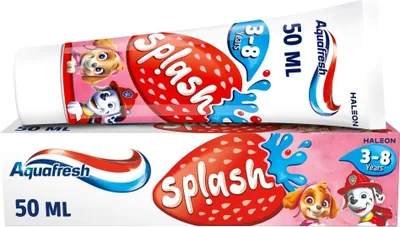 Produktbild von Aquafresh Splash Erdbeer-Zahnpasta 50 ml