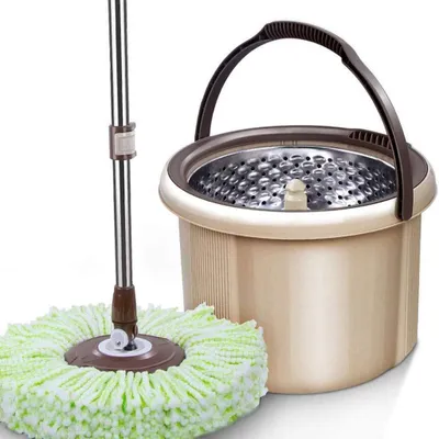 Produktbild von Wischmopp-Set mit Eimer und Mikrofaser-Wischkopf
