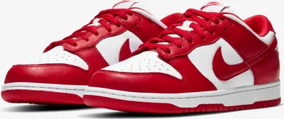 Produktbild von Nike Dunk Low SP St. John's Sneaker White University Red - EU 47