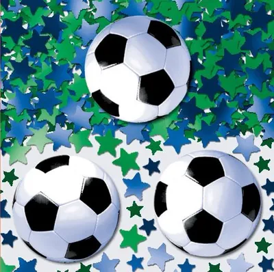Immagine prodotto di Decorazione sparsa calcio, decorazione tavolo festa calcio