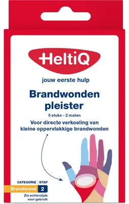 Produktbild von HeltiQ Verbrennungsplaster (5 Stück)