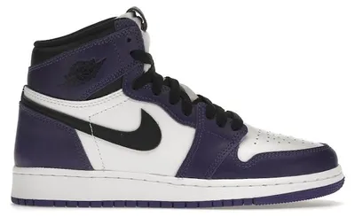 Produktbild von Jordan 1 Retro High Court Purple White (GS) - EU 40