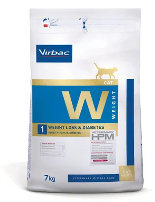 Obrázek produktu pro Virbac Kočičí granule na hubnutí a cukrovku 7kg Veterinární krmivo pro kočky Na hubnutí a cukrovku