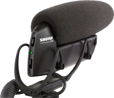 Produktbild von Shure VP83, Digitales Kameramikrofon, 50 - 20000 Hz, Superkardioid, Kabelgebunden, 3,5 mm (1/8"), Schwarz