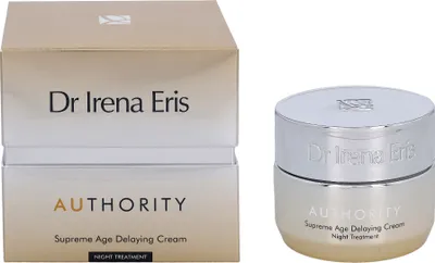 Produktbild von Dr Irena Eris Authority Supreme Age Delaying Cream Night Treatment, Nachtcreme, Frauen, Jeder Hauttyp, Gesicht, Anti-Falten, 50 ml