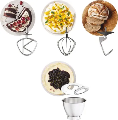 Obrázok produktu pre Kenwood KVC65.001WH, 5 L, Nerezová oceľ, Biela, Otočné, 2 kg, 2,18 kg, 12 vajec