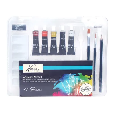 Produktbild von Nassau Aquarellfarben Starterset 18-teilig kreatives Spielzeug