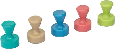 Produktbild von Neodym-Kegelmagnet 16x12mm 1500g farbig sortiert VE=10x10 Stück