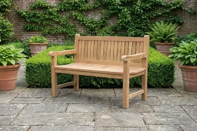 Produktbild von Balmoral Teak-Gartenbank | 130 cm breit