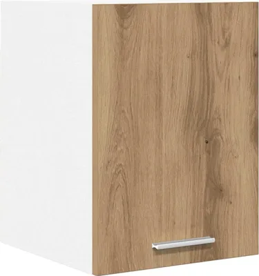 Produktbild von vidaXL Hängeschrank mit Tür Artisan-Eiche und Weiß 30 x 31 x 40 cm