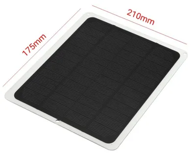 Obrázok produktu pre 20 W monokryštalický solárny panel na nabíjanie 12 V batérií. Vodotesná udržiavacia nabíjačka s výkonom 20 W