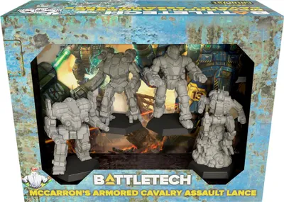 Zdjęcie produktu dla BattleTech McCarrons Armored Cavalry Assault Lance - Miniaturen-Spiel -Zubehör - ENG Edition