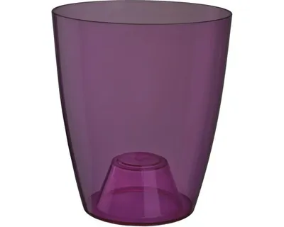 Obrázek produktu pro Obal na orchideje plastový Ornella Ø 11 cm tmavě fialový
