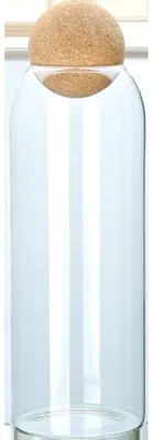 Obrázok produktu pre Sklenená Kanvica 1300 Ml - Korkový Zátka