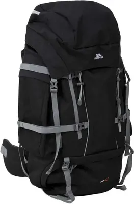 Produktbild von Trespass Trek 85l Rucksack Schwarz Herren,Damen Schwarz One Size