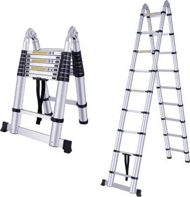 Obrázek produktu pro Teleskopický kloubový žebřík - 5,6m, hliníkový