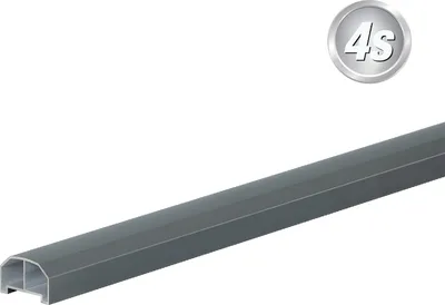 Produktbild von Handlauf für Alu Geländer Bausatz - Farbe: anthrazit, Länge: 250 cm